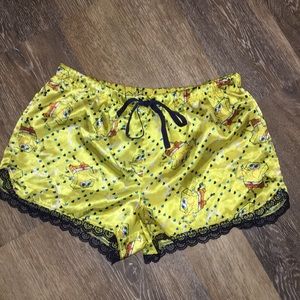 SPONGEBOB pajama shorts